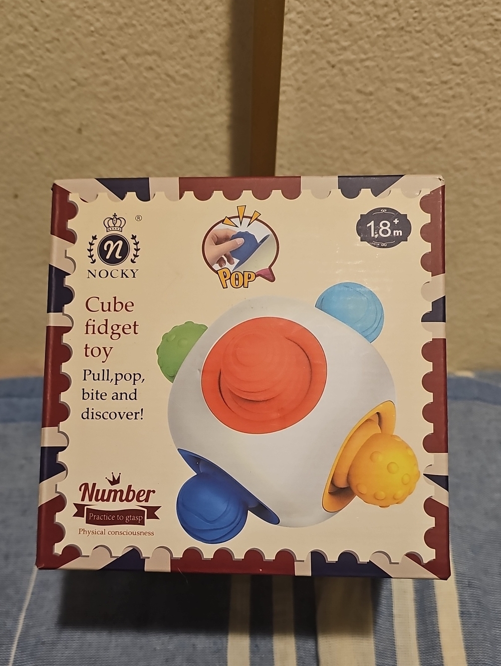 Cube fidget toy 18 months by Nocky
